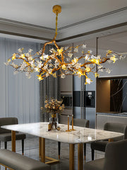 Flora Aosta Branch Glass Flower Chandelier
