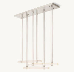 Audubon Triple Bar Linear Chandelier