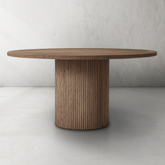 Mulho Round Wood Dining Table