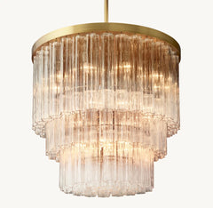 CIELO THREE-TIER ROUND CHANDELIER 36"