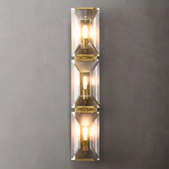 Harlow Crystal Triple Sconce 32"H