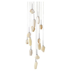 Phlisia Irregular Contemporary Alabaster Pendant Light