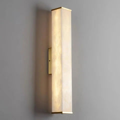 Dave Cuboid Alabaster Wall Light