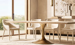 Aero Stone Rectangular Dining Table