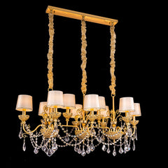 Luxury brass dining light fixtures