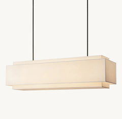ÉCHELON RECTANGULAR CHANDELIER 63"
