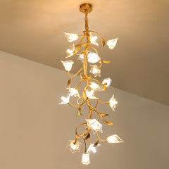Flora Flower Craftsman Chandelier