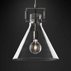 Machine Modern Funnel Pendant