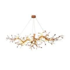 Flora Glass Flower Tree Branch Chandelier