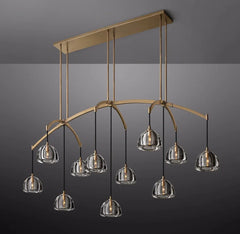 Hemisophere Linear Chandelier 72"