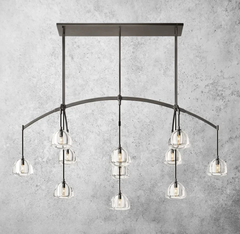 Hemisophere Linear Chandelier 72"