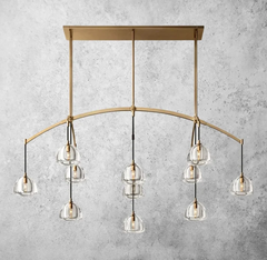 Hemisophere Linear Chandelier 72"