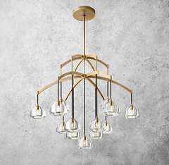 Hemisophere Round Chandelier 48"