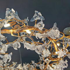 Flora Hibiscus Flower Chandelier