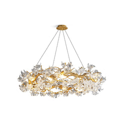 Flora Hibiscus Flower Chandelier