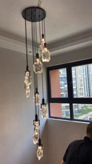 Eva Crystal Multi-Lights Pendant