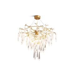 Annata Ice Strip Crystal Chandelier