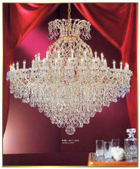Golden crystal chandelier maria theresa