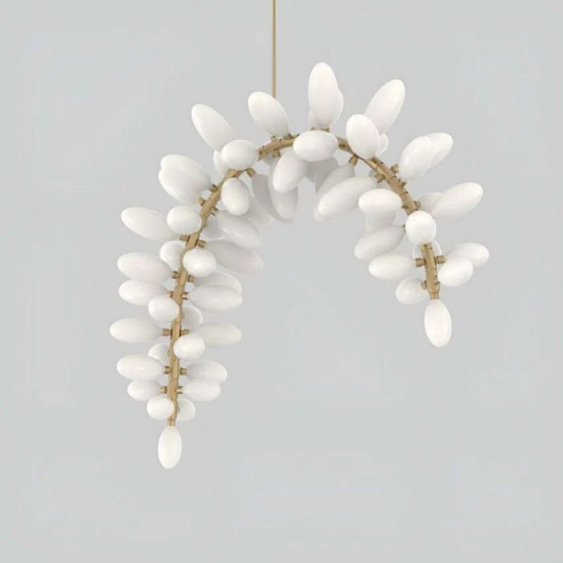 Harris Art Grape Arch Branch Chandelier