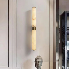 Sylvia Line Alabaster Wall Sconce