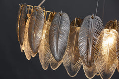 Llona Contemporary 8-Light Plume Chandelier
