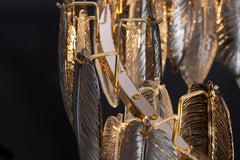 Llona Contemporary 8-Light Plume Chandelier