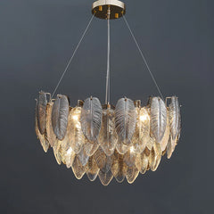 Llona Contemporary 6-Light Plume Chandelier