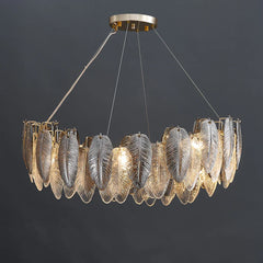 Llona Contemporary 8-Light Plume Chandelier