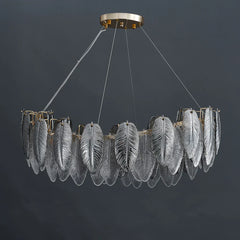 Llona Contemporary 8-Light Plume Chandelier