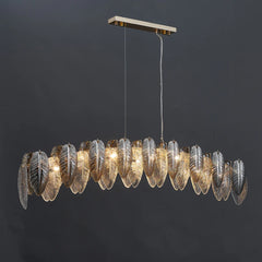 Llona Contemporary Plume Chandelier