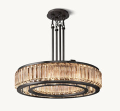 MAURIER ROUND CHANDELIER 37"