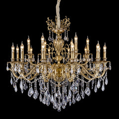 vintage solid brass chandelier