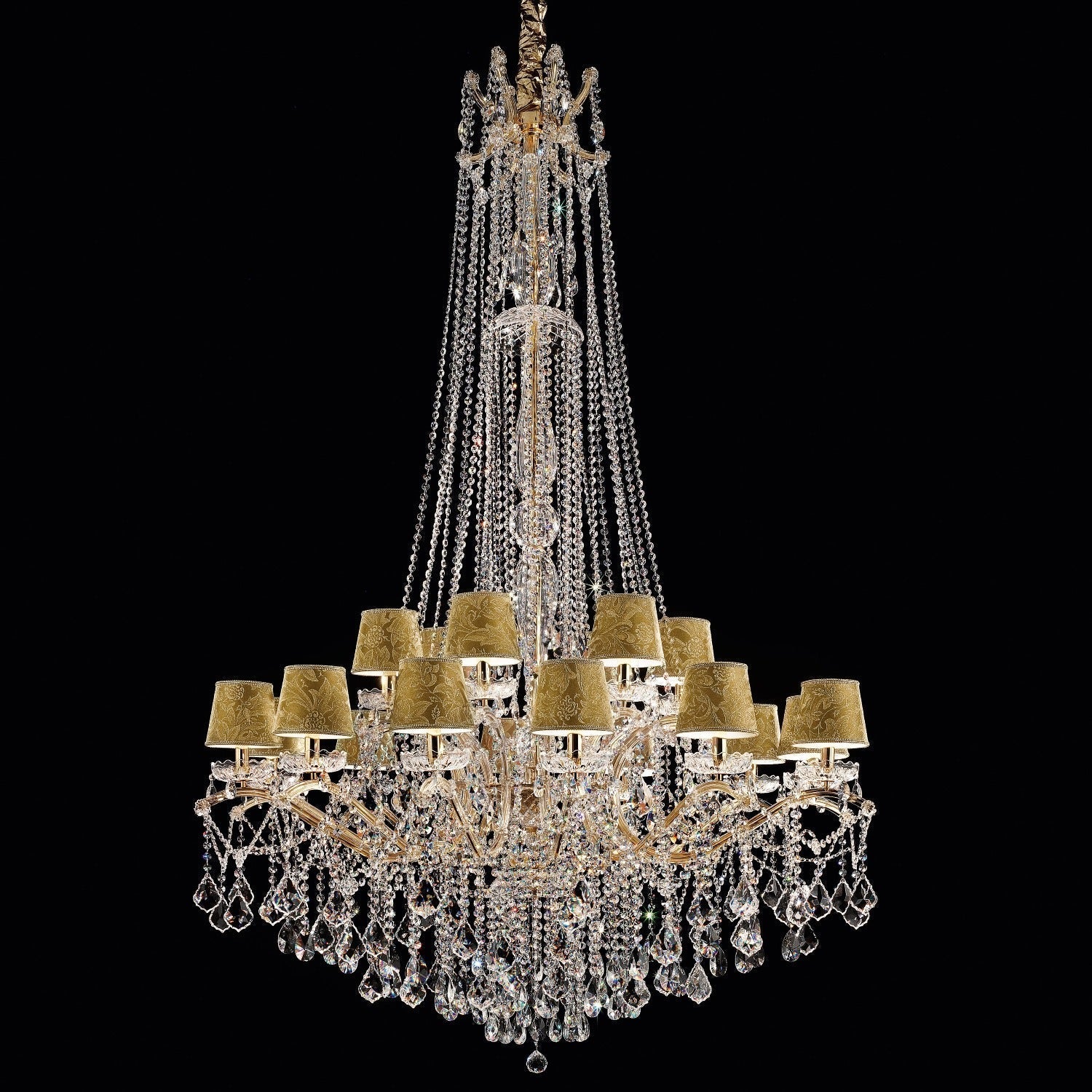 Classical Maria Theresa 18 Light Crystal Glass Chandelier VE 987/18 MT