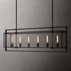 Michaul Beck Rectangular Chandelier 54"