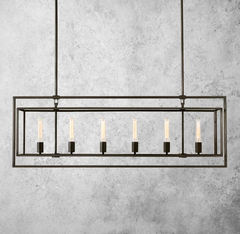 Michaul Beck Rectangular Chandelier 54"