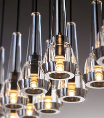 Modernity Cone Crystal Pendant Chandelier