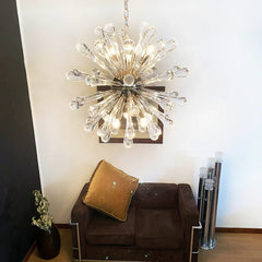 Vintage Murano Sputnik Glass Chandelier