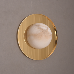 Enigma Alabaster Wall Sconce