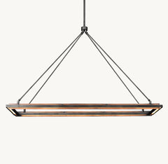 PERALTA RECTANGULAR CHANDELIER 62"
