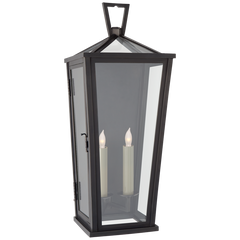 Debra Medium Tall 3/4 Wall Lantern Outdoor