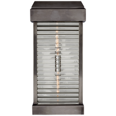 Rex Curved Glass Louver Sconce