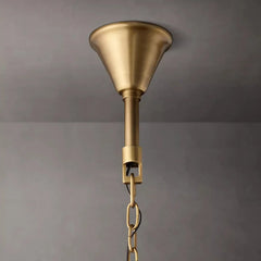 San Marco Handmade Glass 2-Tier Round Chandelier 48"