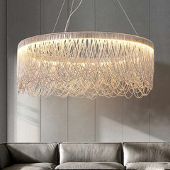Teresa Cadena Tassel Modern Ring Chandelier