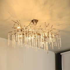 Annata Ice Strip Glamour Dripstone Chandelier