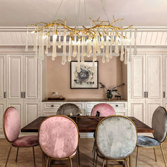 Aqua Makrama Chandeliers 33.5" 41" 49" 59" 71"L