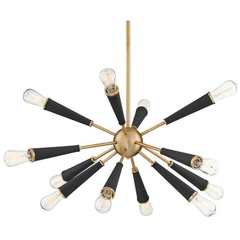 Sputnik Pendant Chandelier 34" W