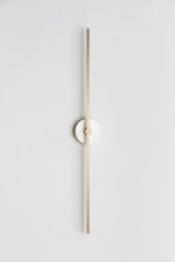 Grand Wall Sconce With Alabaster 37''H