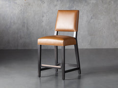 Teddi Leather Stool