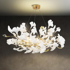 Twilight Branches Ceramic Round Chandelier 24" 31" 39"#size_W31" X H14"