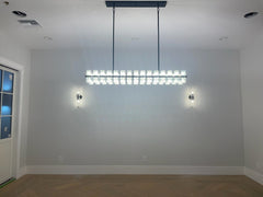 Arcacho Crystal led Linear Wall Sconce 13"H